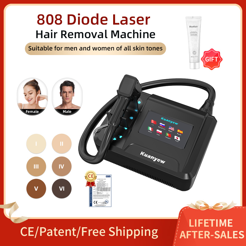 Industrial Laser Hair Removal Machine - Factory Price 20000000 Beat 808nm Diode