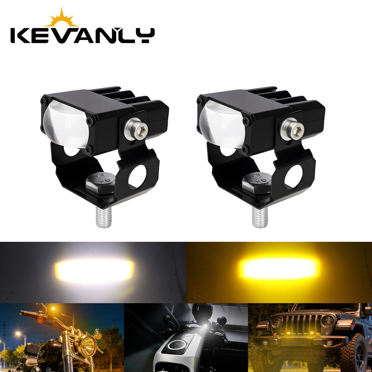 Industrial Laser Beam - 1/2PCS 1LENS Laser Front Grille LED