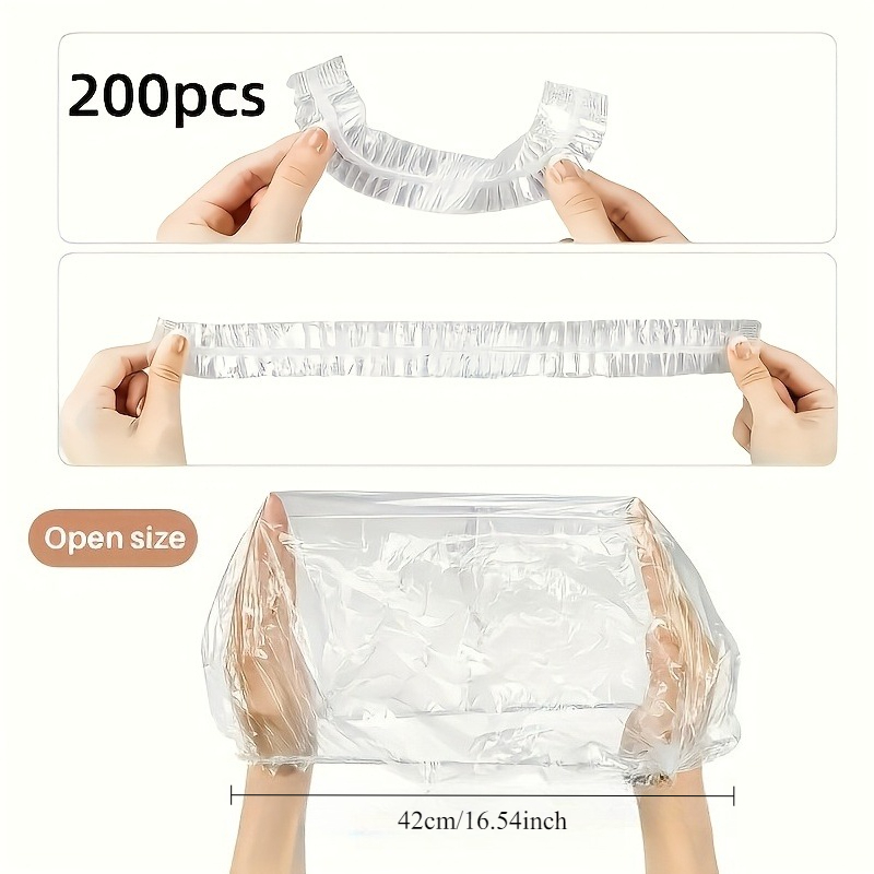 Dust Shoe Cnc - 200pcs Disposable Plastic Shoe Covers, Waterproof