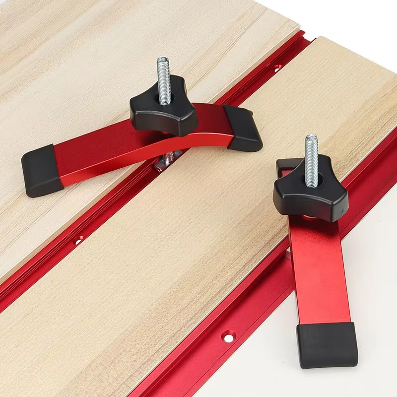 Aluminum T-Slot Profile - 1/2Pcs Quick Acting Hold Down Clamp