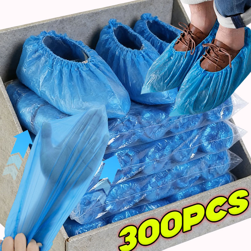 Dust Shoe Cnc - Disposable Shoe Covers Plastic Non-slip Foot