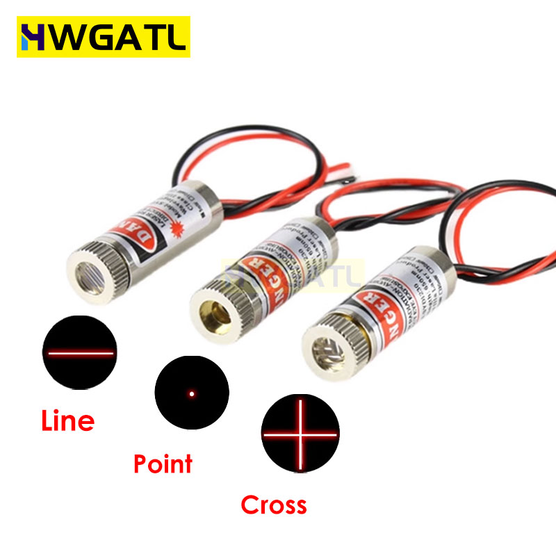 Industrial Laser Line Module - 650nm 5mW Red Point / Line
