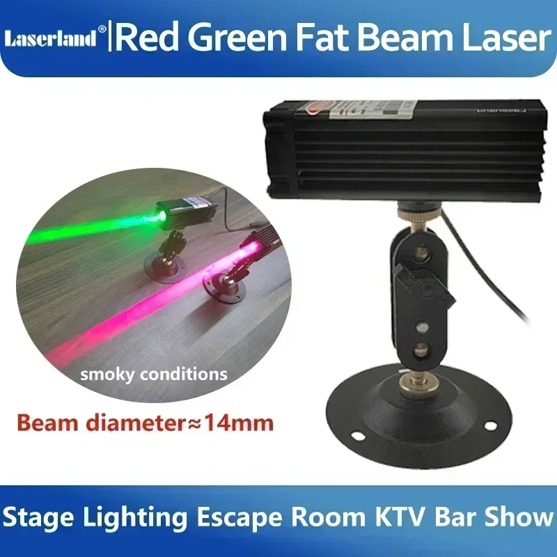 Diode Laser Module - 650nm 520nm Red Green Dot Fat