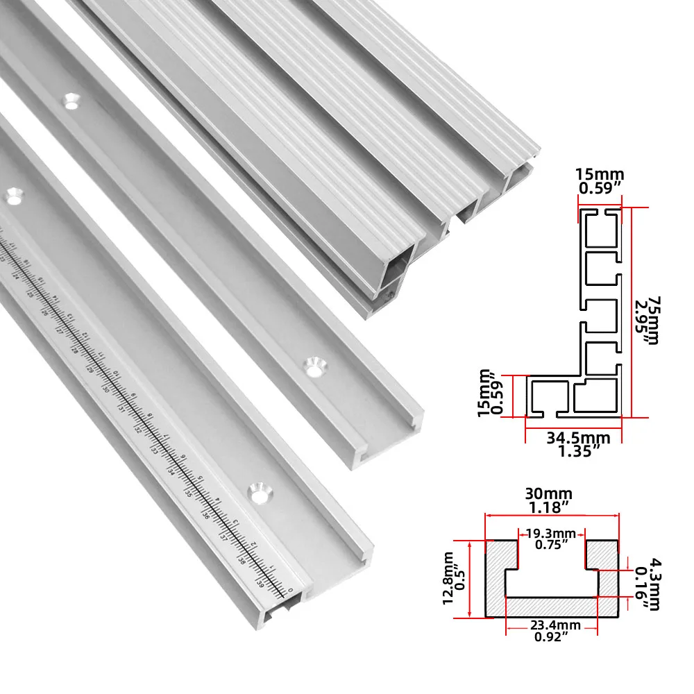7pcs Woodworking Profile Fence - Aluminum T-Slot Profile review and price