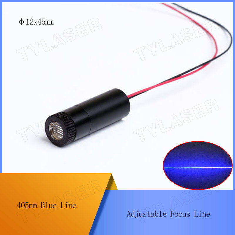 D12X45mm Focusable 405nm Blue  - Industrial Laser Line Generator review and price