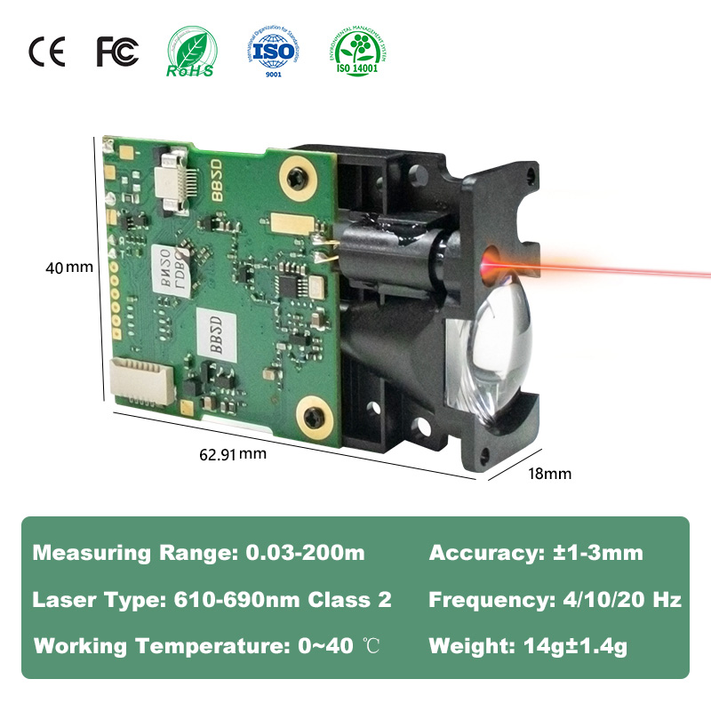 LDJ Laser Distance Sensor 200m - Industrial Laser Rangefinder review and price