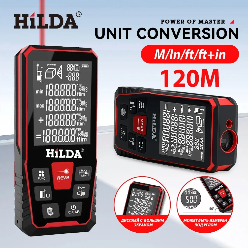 HILDA Laser Distance 50M/100M/ - Industrial Laser Rangefinder review and price