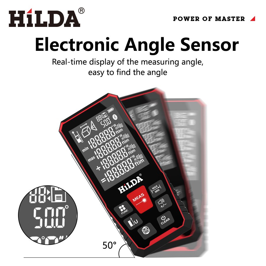 HILDA Laser Distance 50M/100M/ - Industrial Laser Rangefinder review and price