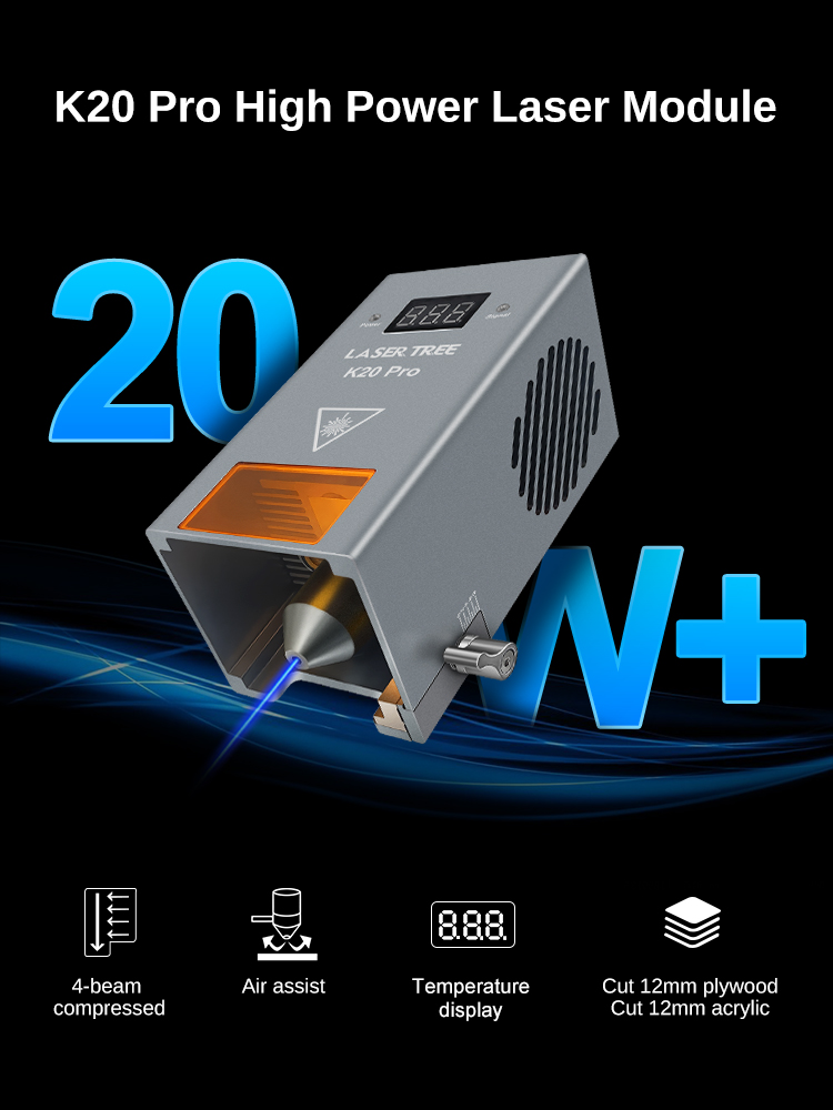 20W 455nm Blue Diode Laser Mod - Diode Laser Module review and price