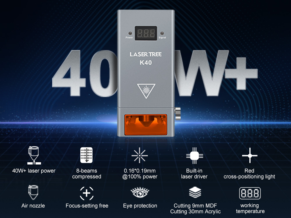 20W 455nm Blue Diode Laser Mod - Diode Laser Module review and price