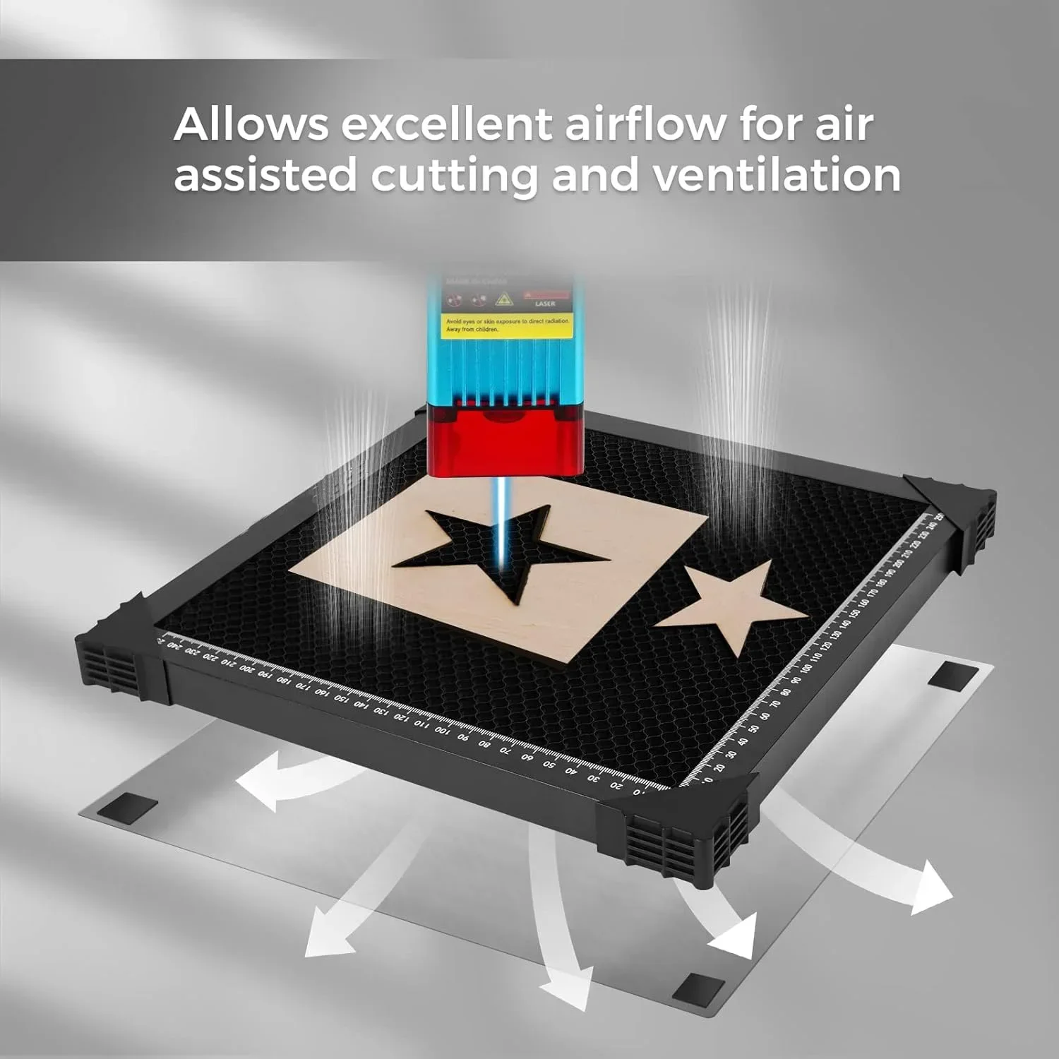300x300mm 400x400mm Laser Engr - Honeycomb Laser Bed review and price