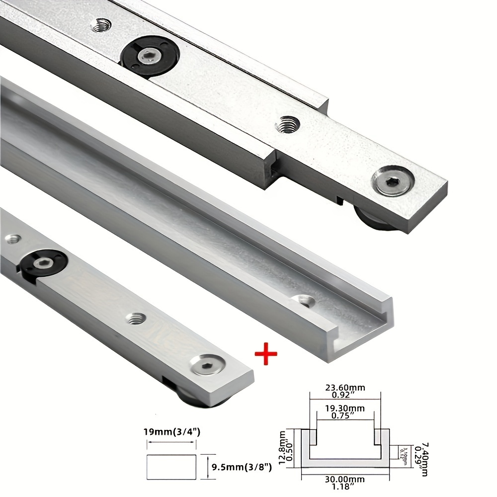 2Pcs T‑Track & Miter Track Jig - Aluminum T-Slot Profile review and price