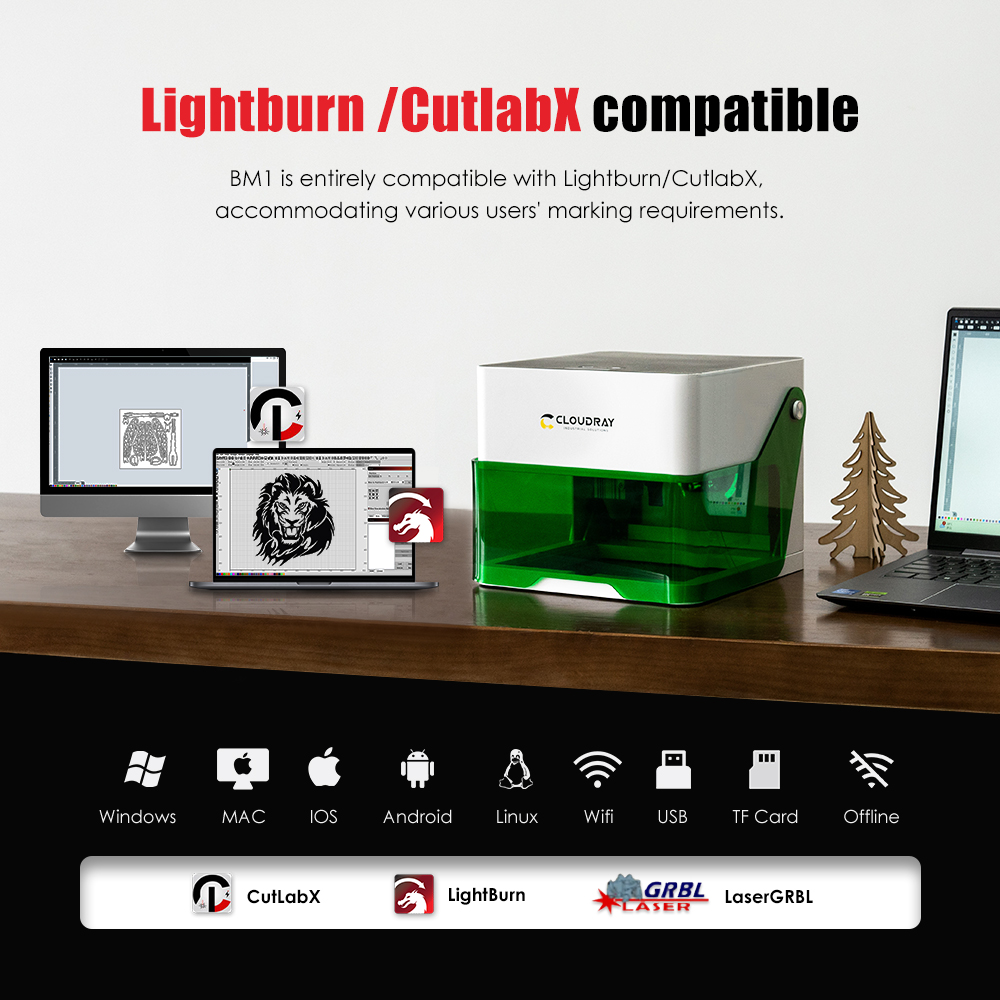 Cloudray 5000mw CNC Mini Laser - Industrial Laser Tool review and price