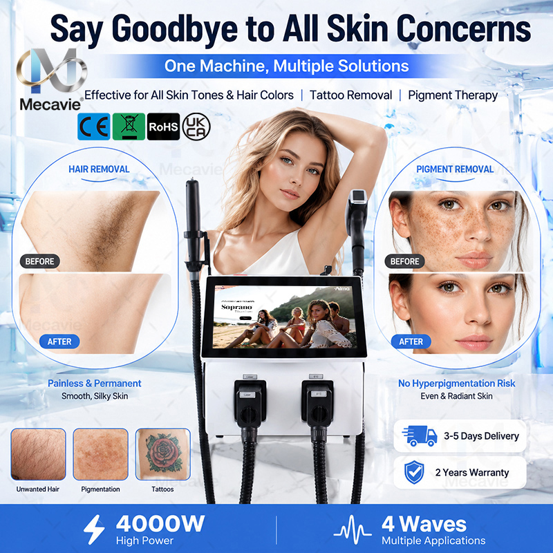 2026 Upgrade 2IN1 Soprano Tita - Industrial Laser Hair Removal Machine review and price