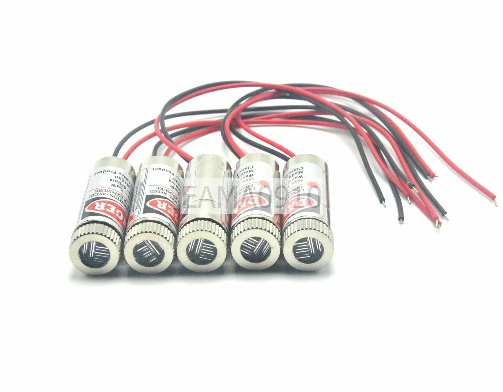 5pcs Focusable 3-5V 650nm 5mW  - Diode Laser Module review and price