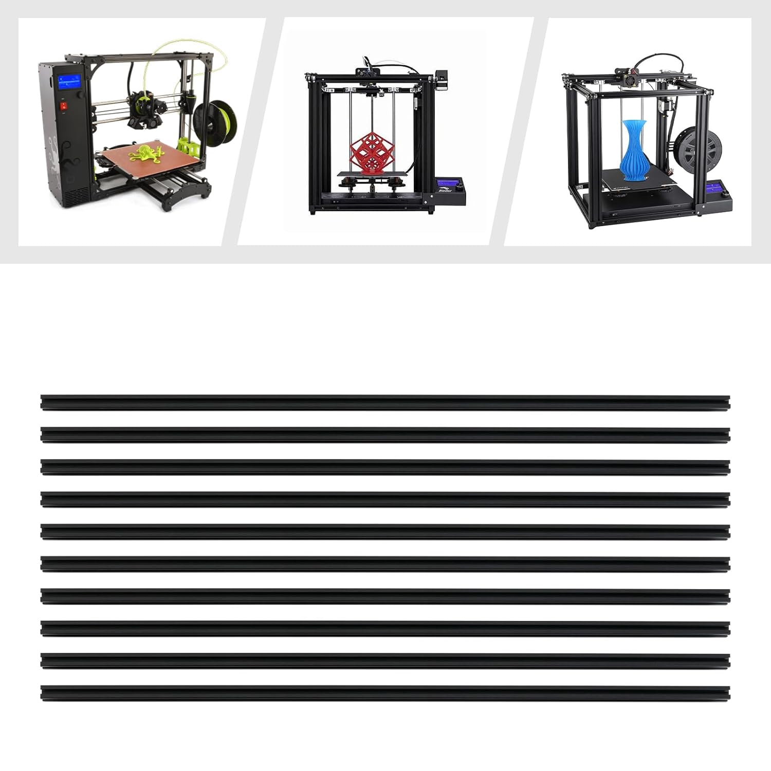 10Pcs 1m Black T Slot Aluminum - Aluminum T-Slot Profile review and price