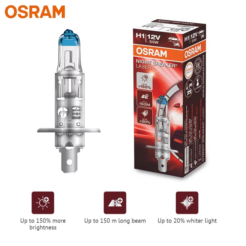 OSRAM Night Breaker Laser H1 H - Industrial Laser Beam review and price